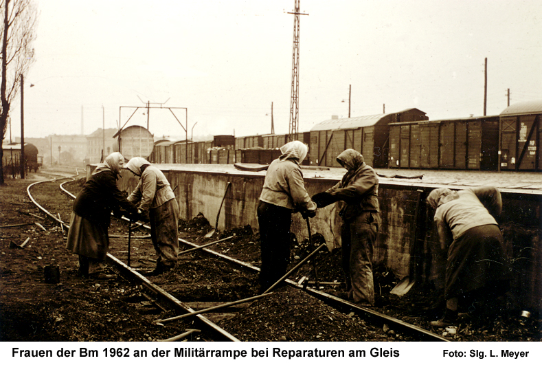 Frauen im Gleisbau